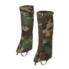 Helikon-Tex Snowfall gaiters front view with secure front velcro closure for a snug fit.