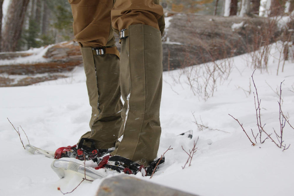 Helikon-Tex Snowfall gaiters top adjustment drawcord enables a customized fit.