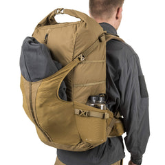 Helikon-Tex Summit Backpack Shadow Grey back view shows contoured support and hardware