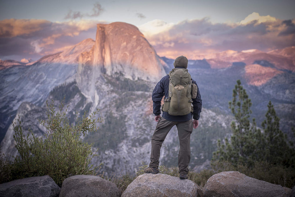 Helikon-Tex Summit Backpack Shadow Grey hip belt mesh pockets provide accessible storage