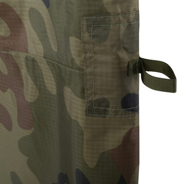 Helikon-Tex Supertarp Black cords-poles not included clarifying setup expectations.