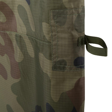 Helikon-Tex Supertarp Pencott Wildwood suits survival kits and off-grid setups.