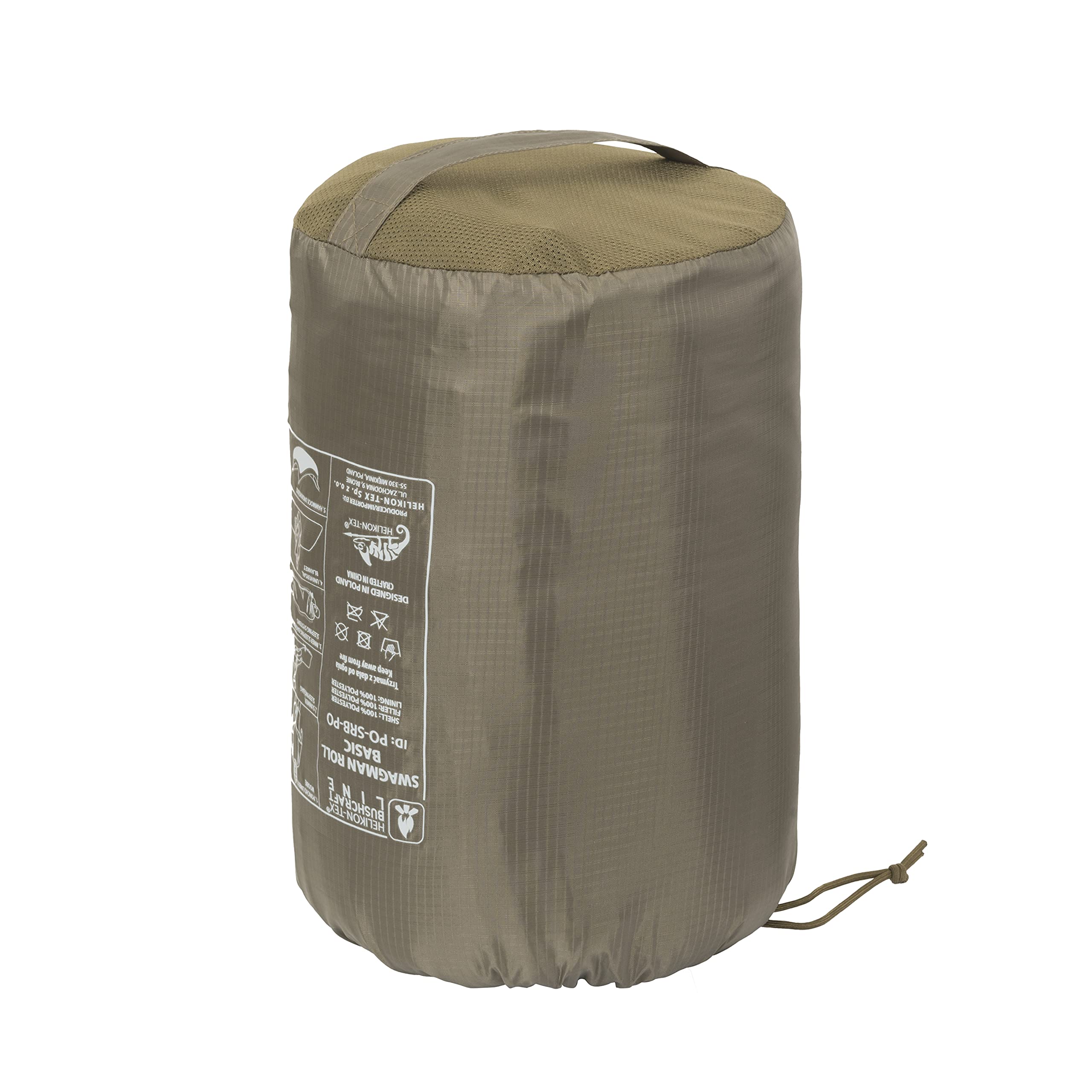 Helikon-Tex Swagman Roll Basic Olive Green durable stitching for rugged outdoor use.