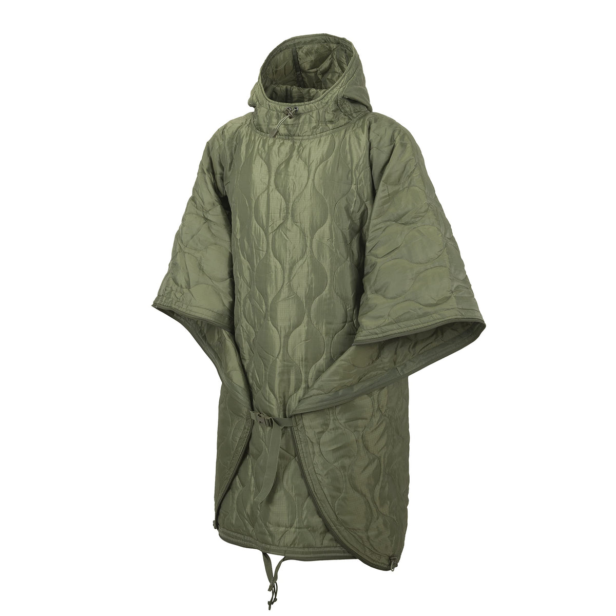 Helikon-Tex Swagman Roll Basic Olive Green folded for compact packability and warmth.