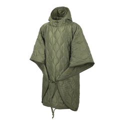 Helikon-Tex Swagman Roll Basic Olive Green folded for compact packability and warmth.