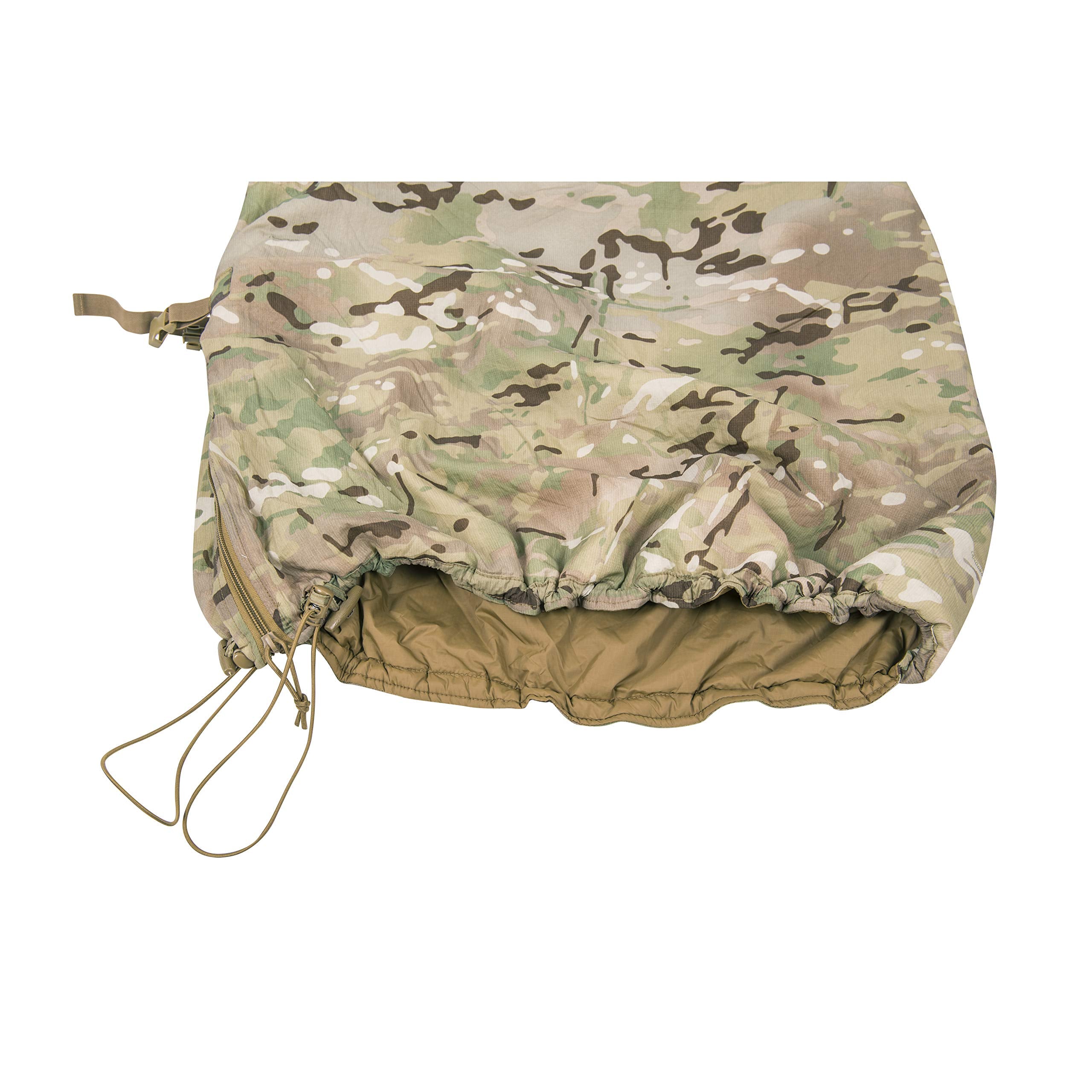 Helikon-Tex Swagman Roll Poncho Aqua Blue packs compactly for rugged adventures
