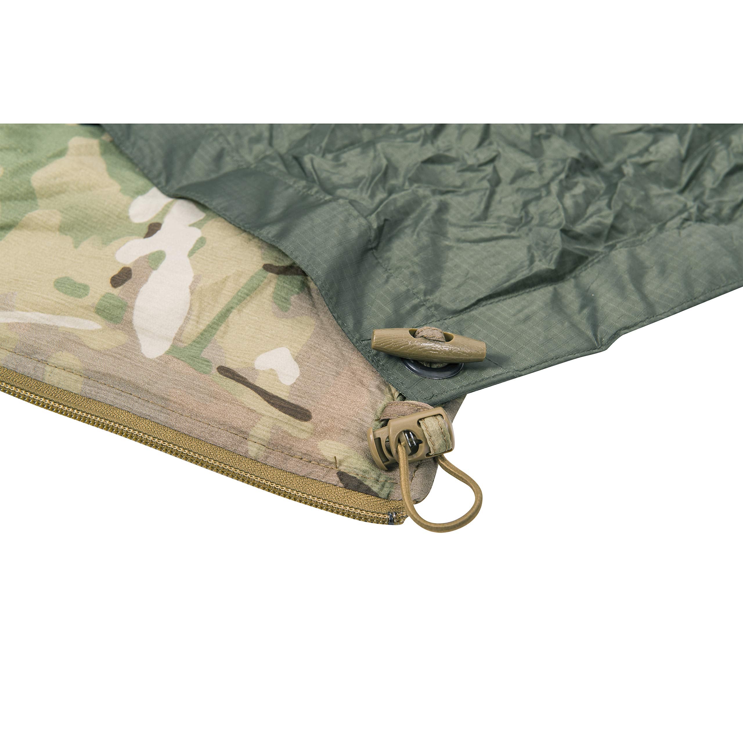Helikon-Tex Swagman Roll Poncho Aqua Blue is USGI poncho compatible for broad use