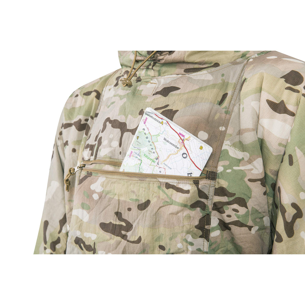 Helikon-Tex Swagman Roll Poncho Crye Multicam used as a sleeping bag liner.