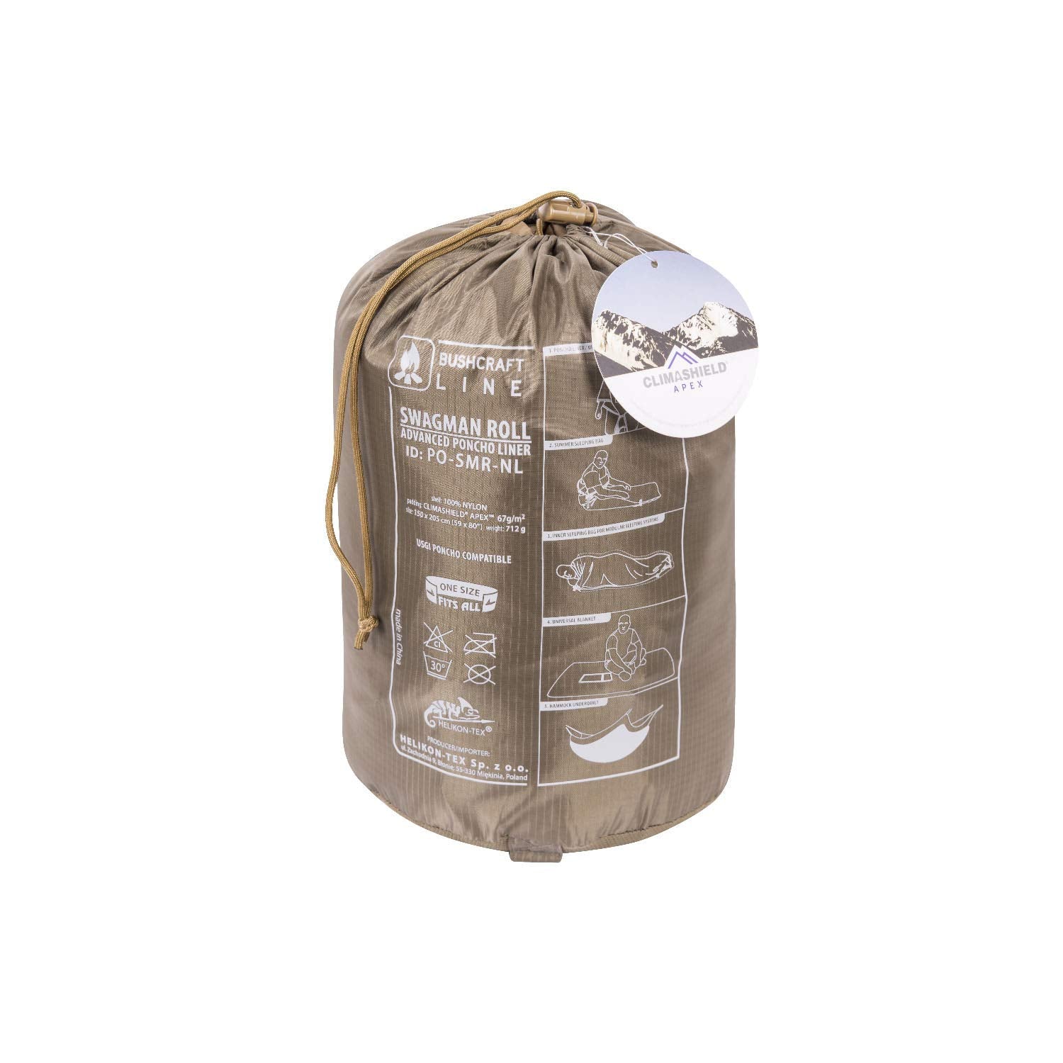 Helikon-Tex Swagman Roll provides reliable rain protection in unpredictable weather.