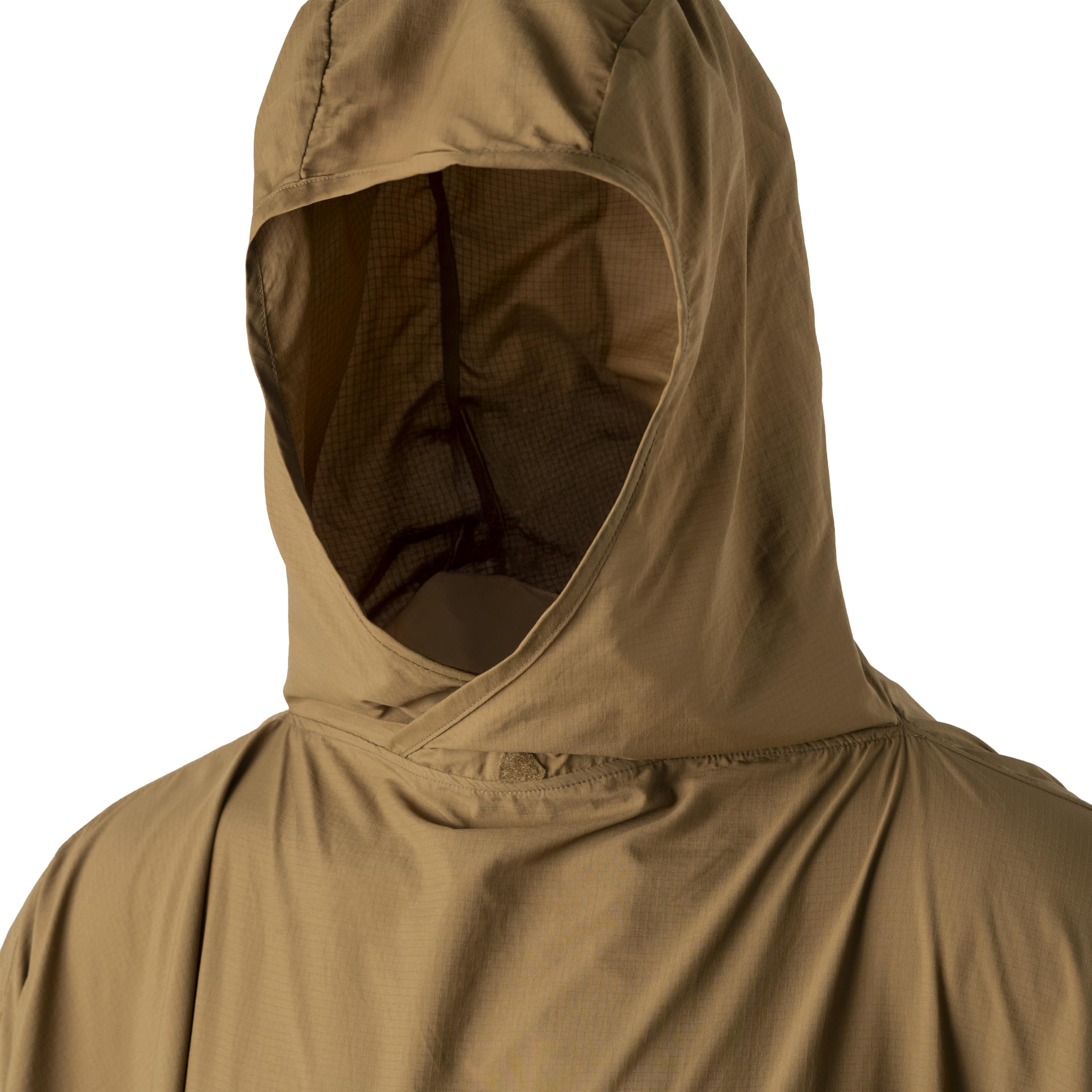 Helikon-Tex Swagman Scarf Poncho used as ultralight sleeping bag substitute.