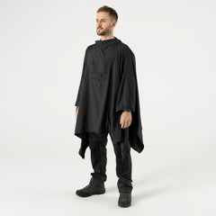 Helikon-Tex Swagman Scarf Poncho worn as scarf to save space and stay warm.