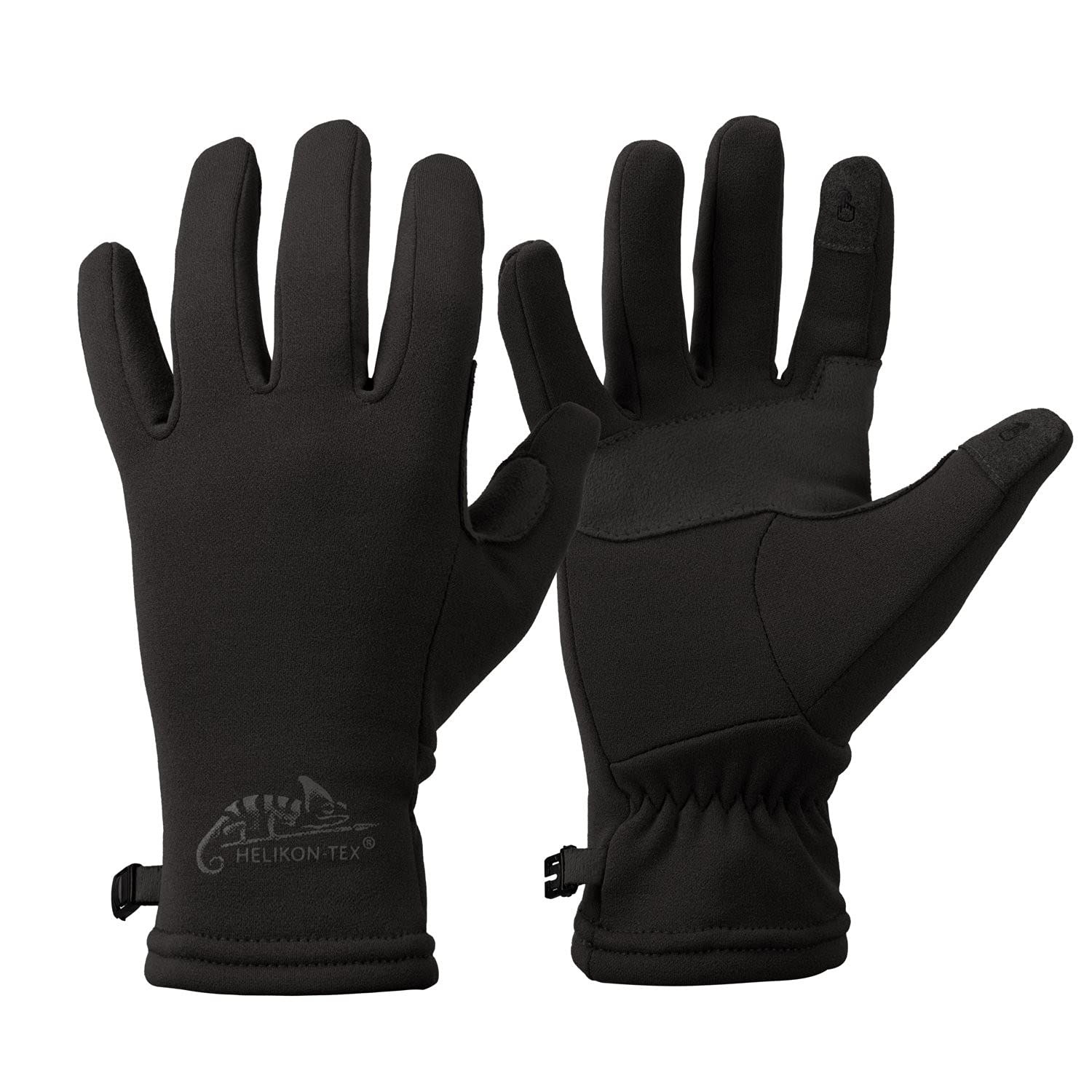 Grip texture close-up on Helikon-Tex Tracker Outback gloves for tool handling