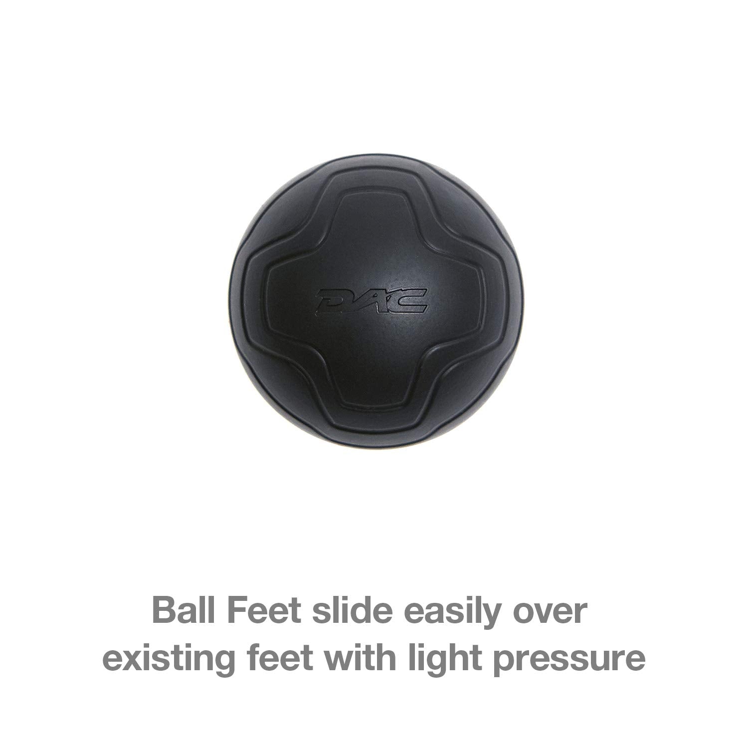 Helinox ball feet slide on easily for quick setup