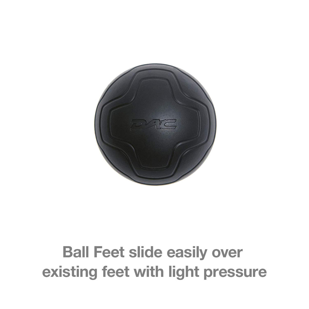 Helinox ball feet slide on easily for quick setup