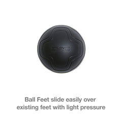 Helinox ball feet slide on easily for quick setup