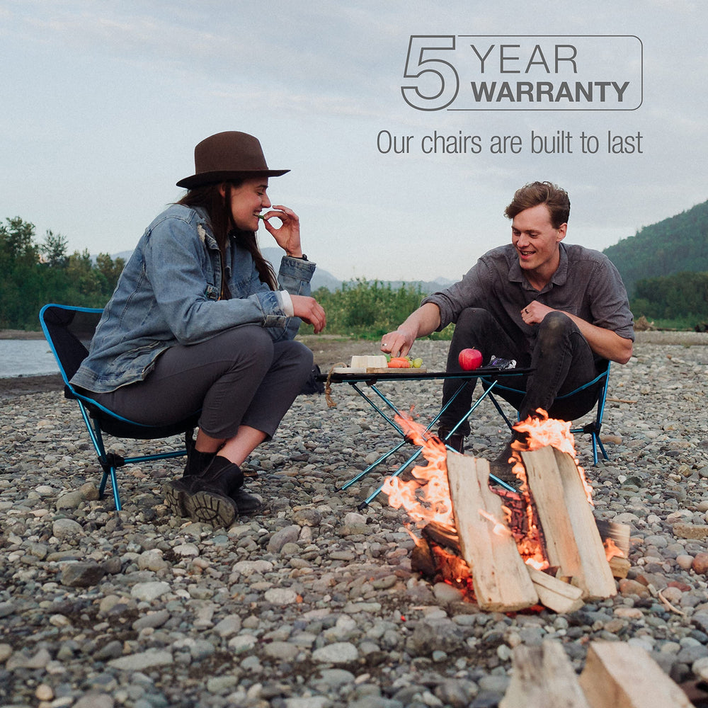 Helinox Chair One Original compact packed dimensions illustrate easy backpacking convenience.