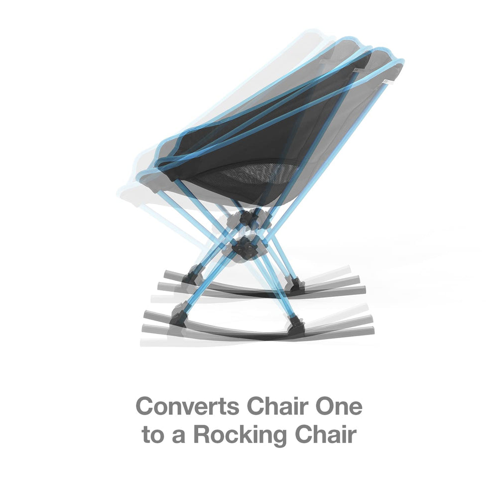 Helinox chair-one-original-rockers-attached shows installed rocking feet.
