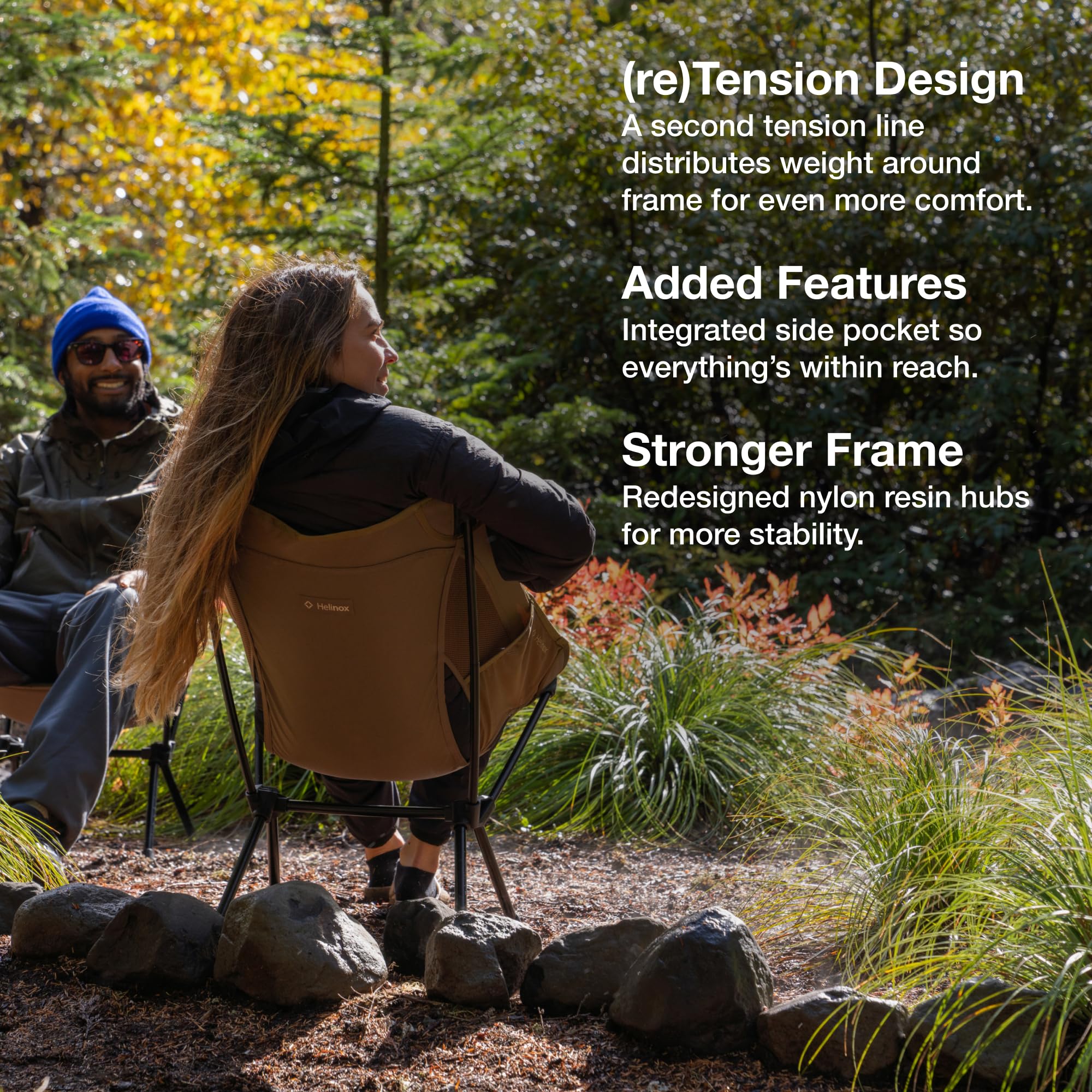 Helinox Chair One (re) compact pack size fits in small bags for trips