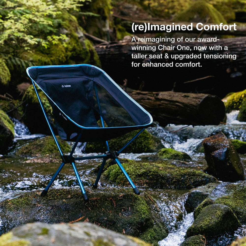 Helinox Chair One (re) taller seat improves comfort during longer sits