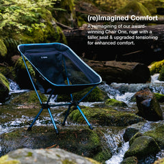 Helinox Chair One (re) taller seat improves comfort during longer sits