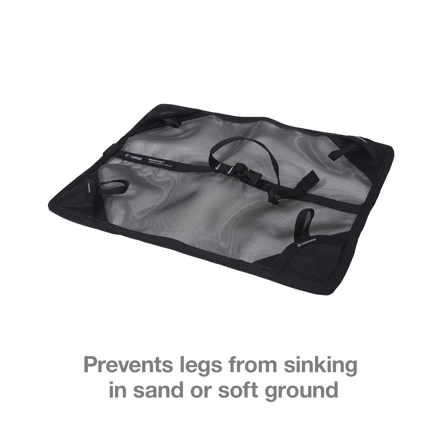 Helinox Chair Zero on sandy ground demonstrates improved stability
