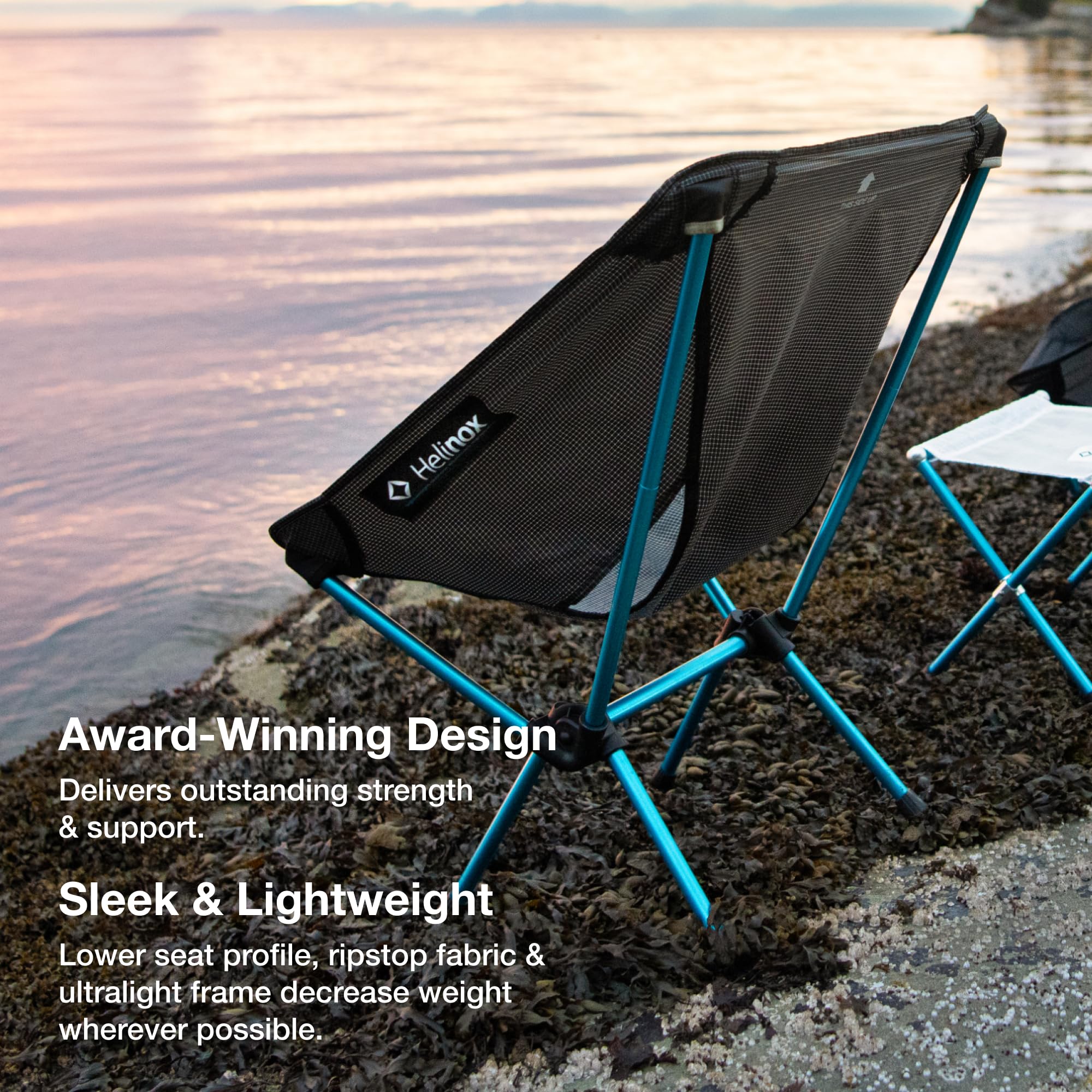 Chair Zero ultralight carry sack aids quick backpack setup.