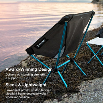 Chair Zero ultralight carry sack aids quick backpack setup.