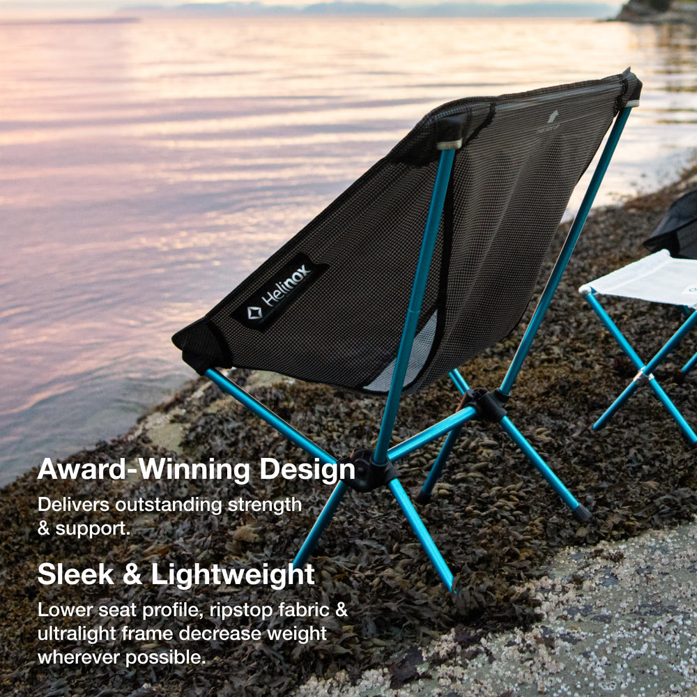 Chair Zero ultralight carry sack aids quick backpack setup.