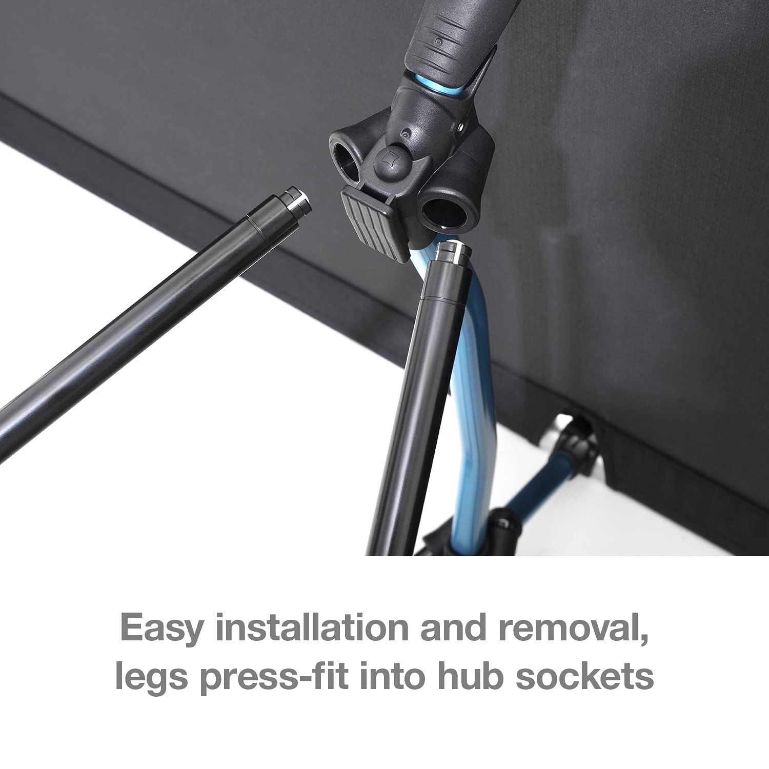 Helinox Cot Max extenders aluminum construction highlights durability with lightweight portability