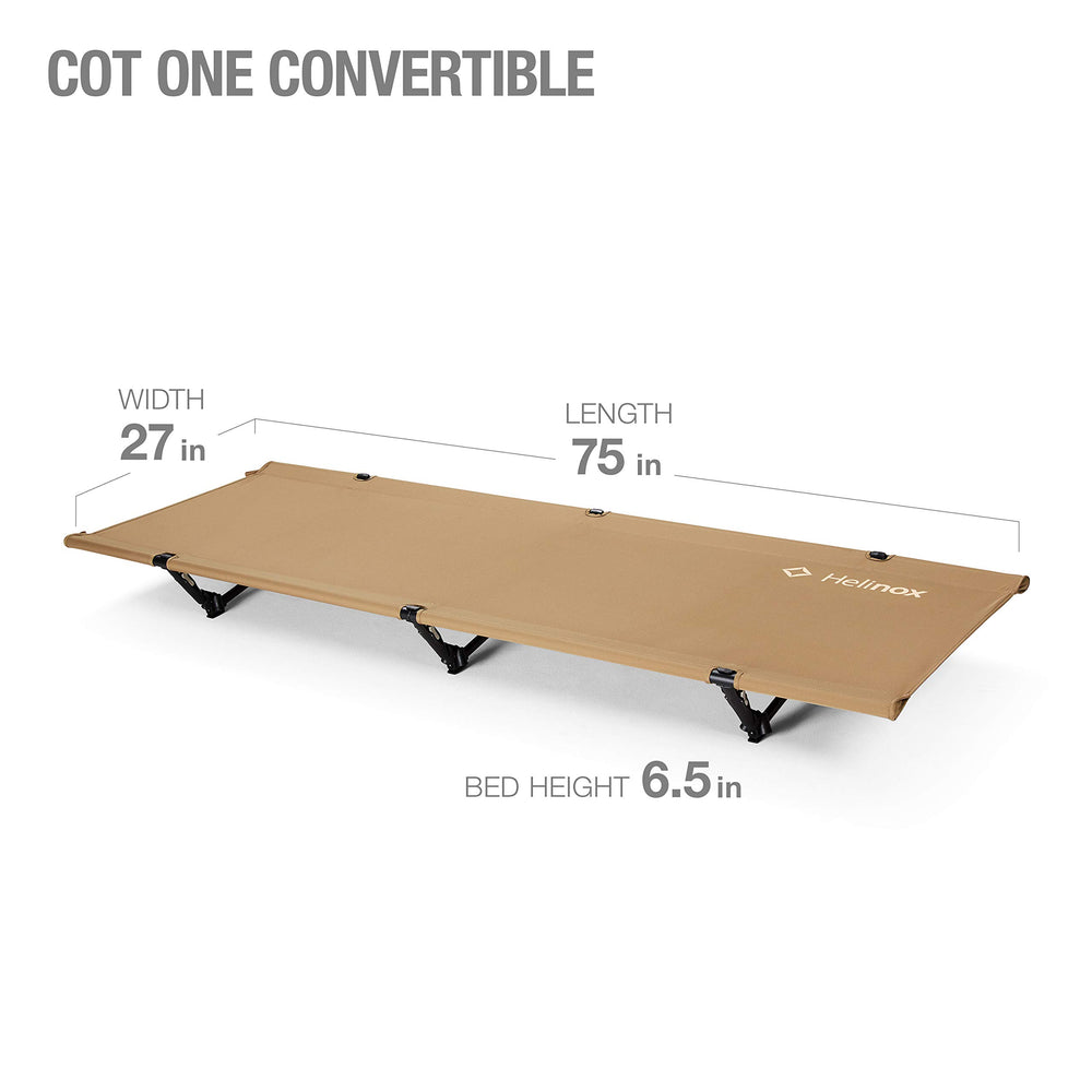 Helinox Cot One compact pack-down demonstrates ultra-compact storage for travelers.