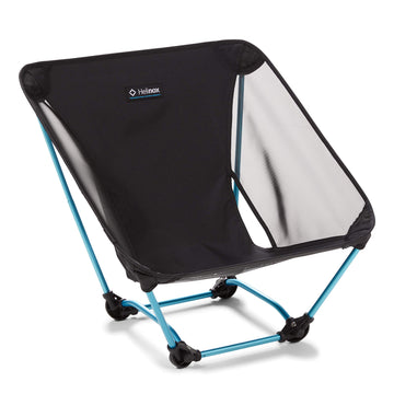 Helinox Ground Chair folded in its carry sack for easy backpacking