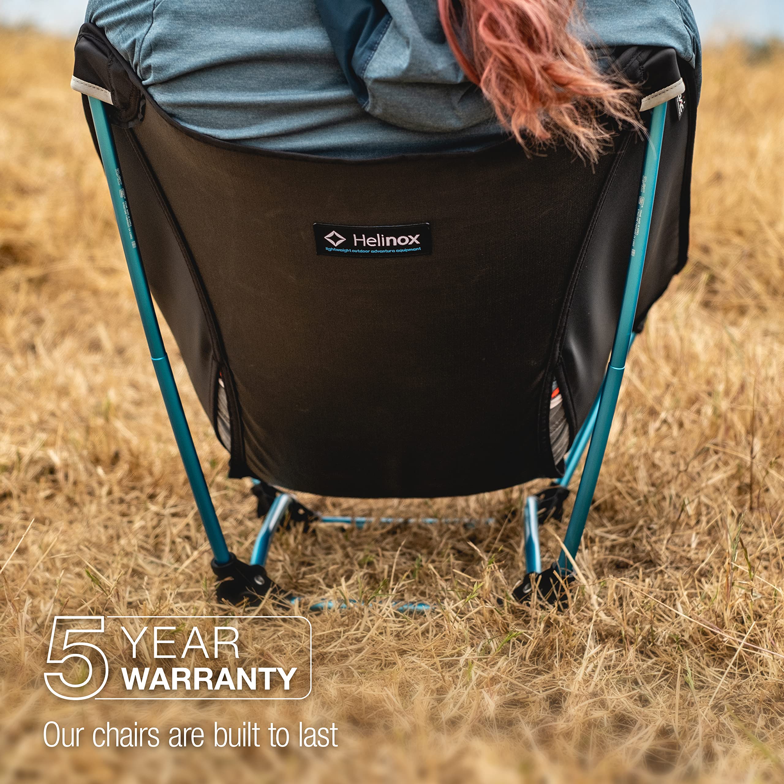Helinox Ground Chair ideal for camping, hiking, and moto-touring adventures