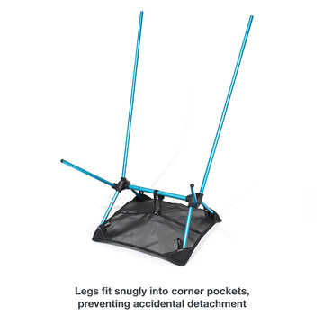 Helinox ground sheet corner pockets grip chair feet on uneven ground