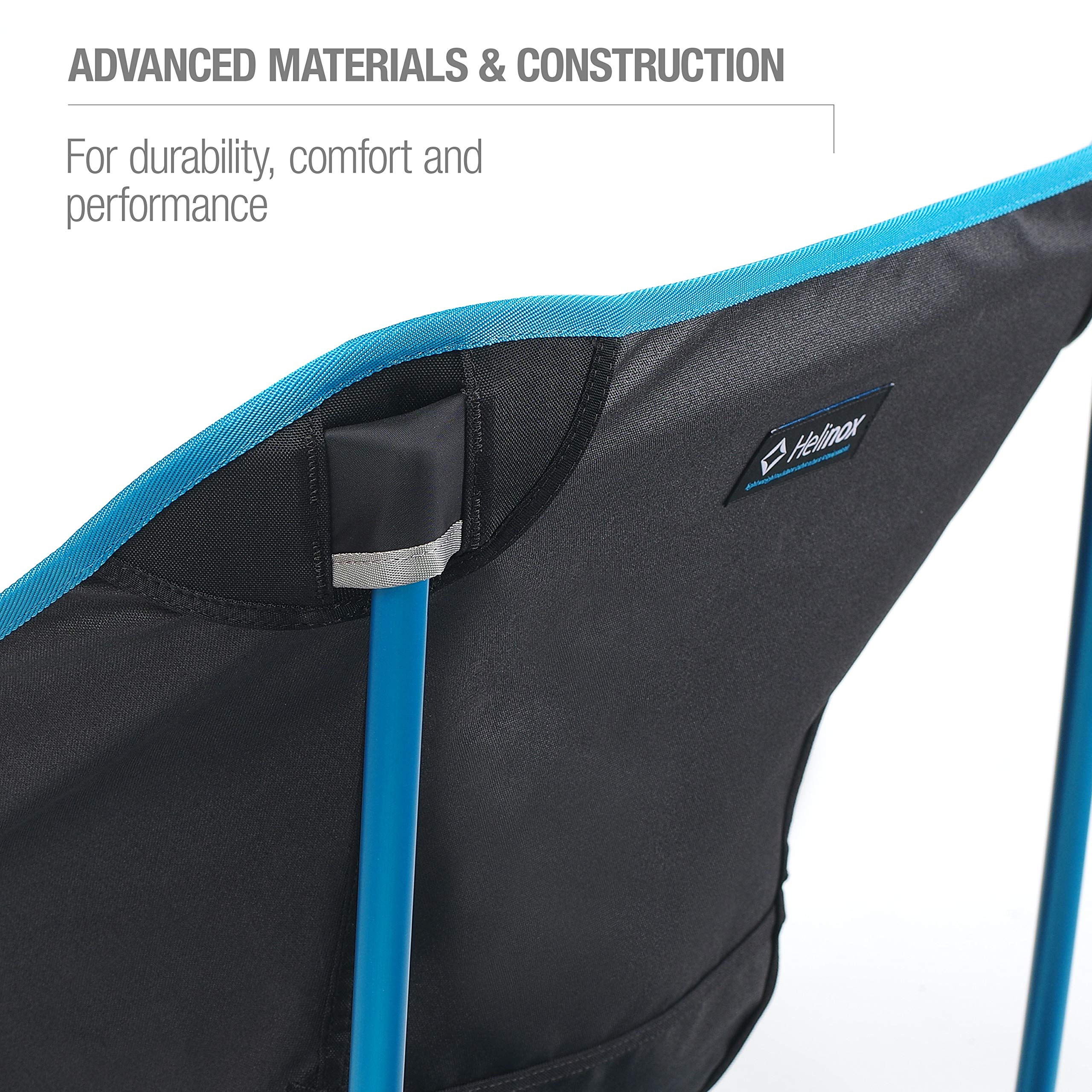 Helinox Incline Festival Chair dimensions indicate comfortable space