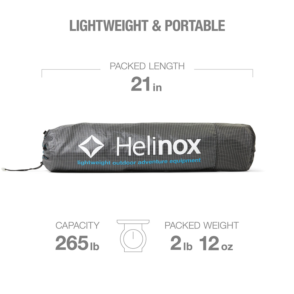 Helinox Lite Cot setup-assembly shows quick, tool-free camp setup.