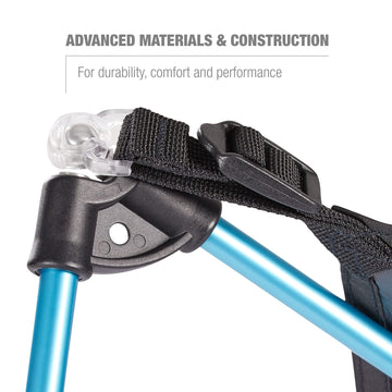 Helinox Personal Shade adapter on XL chair shows adjustable height compatibility