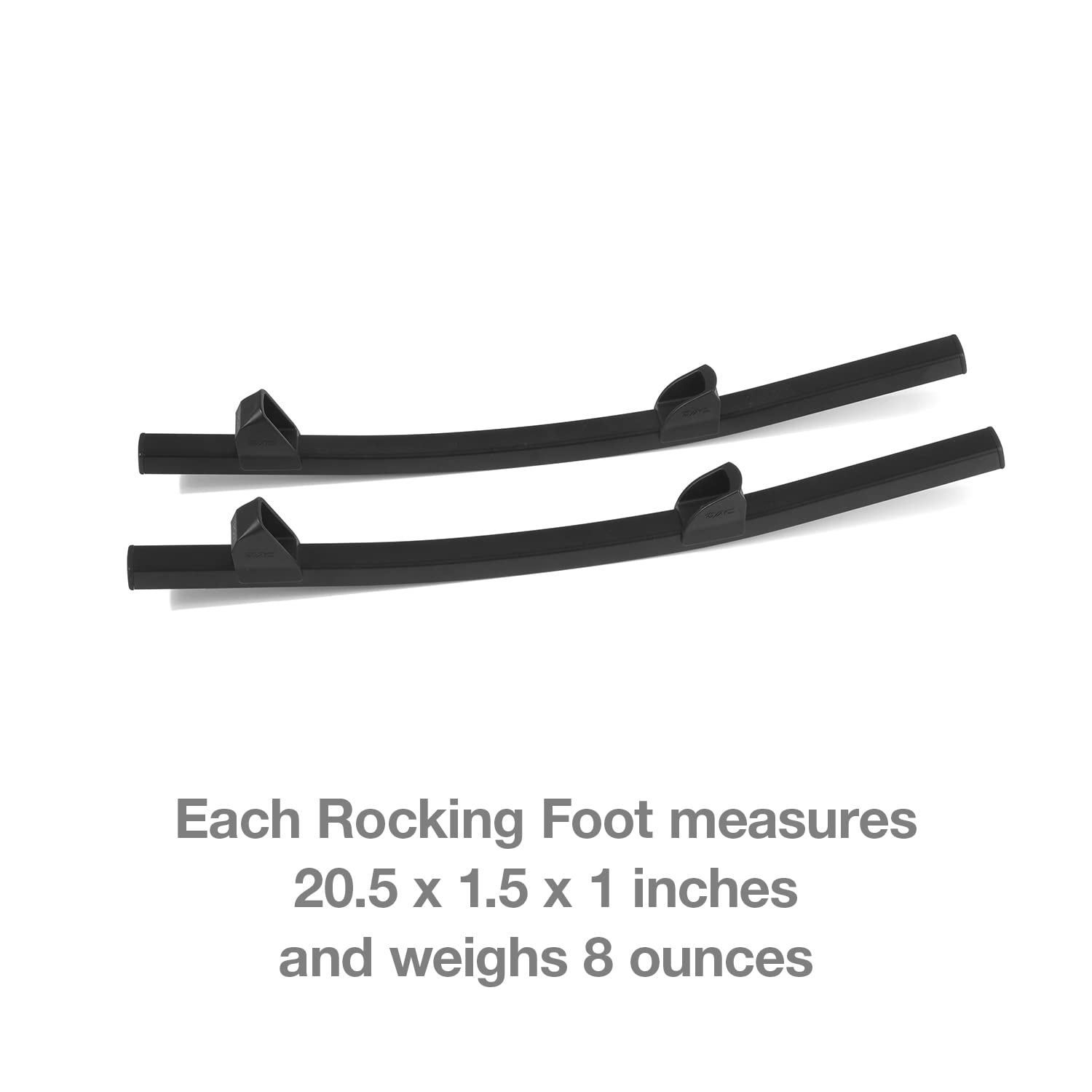 Helinox rockers weight 8-oz each for lightweight packing.