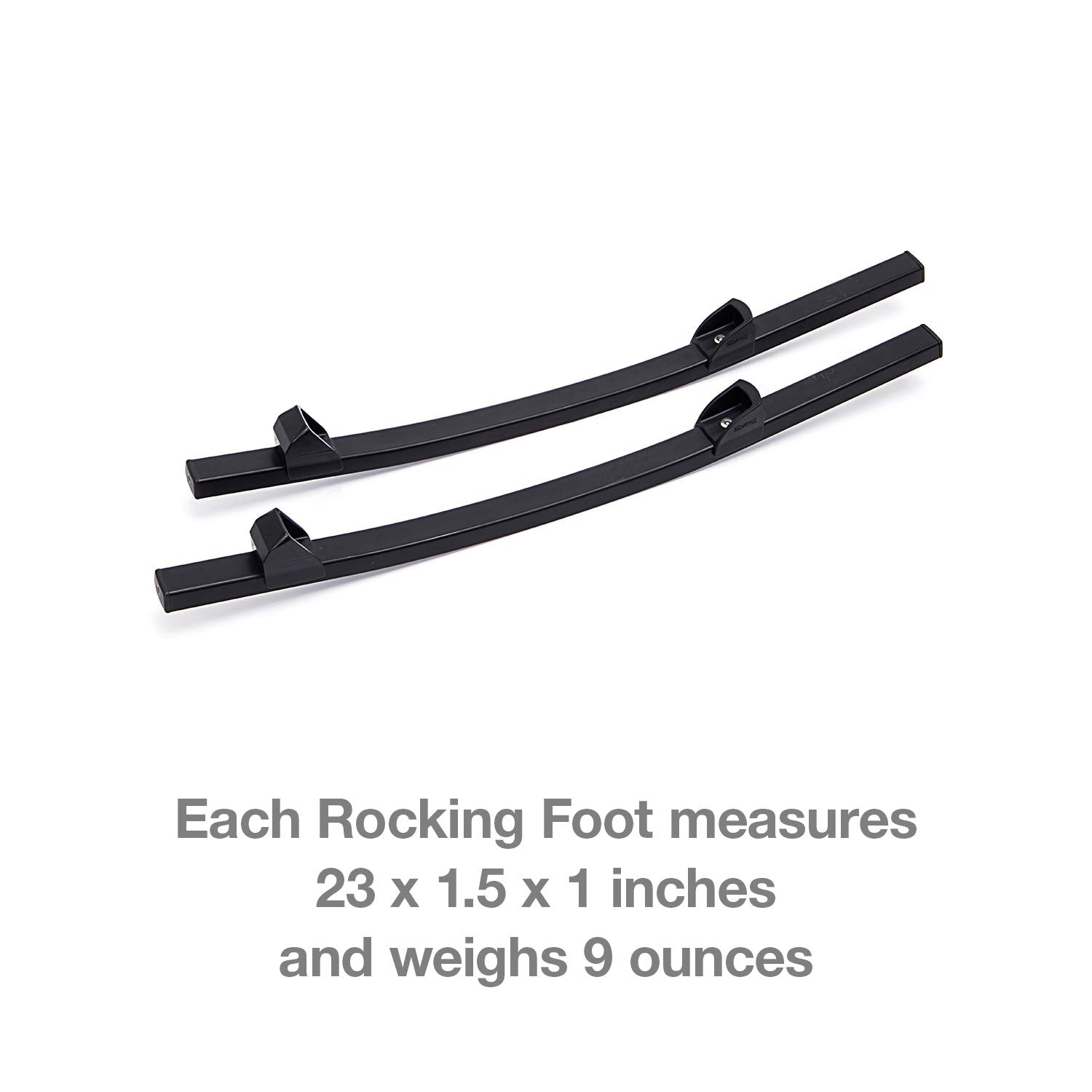 Helinox two-foot rocking set shown for tool-free chair conversion.