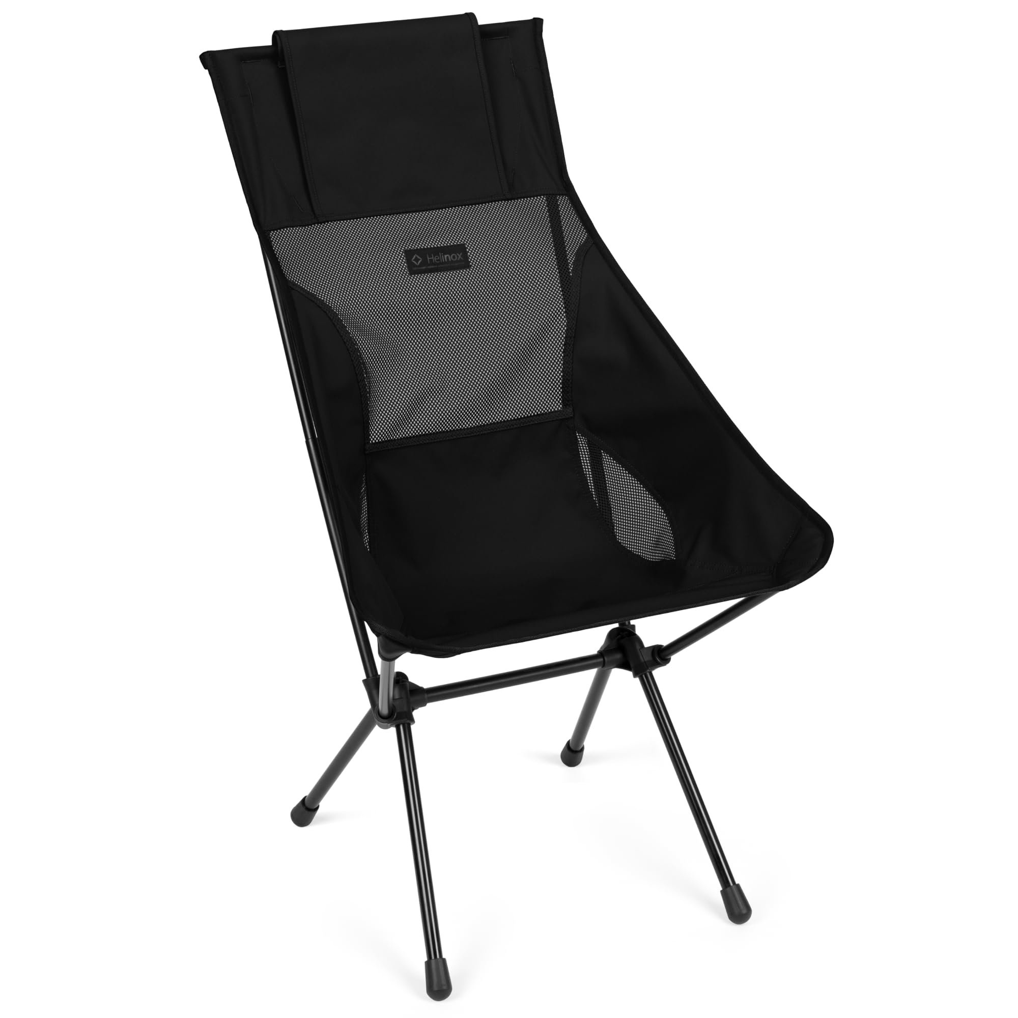 Helinox Sunset Chair fully assembled with high-back comfort and sturdy DAC alloy frame.