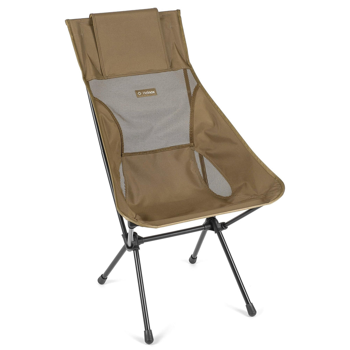 Helinox Sunset Chair high-back design for relaxed seating around camp.