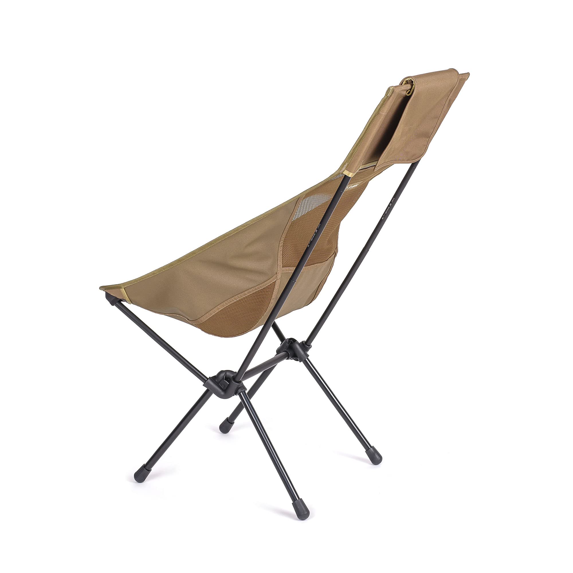 Helinox Sunset Chair packs to 5x4.5x19 inches in bag.