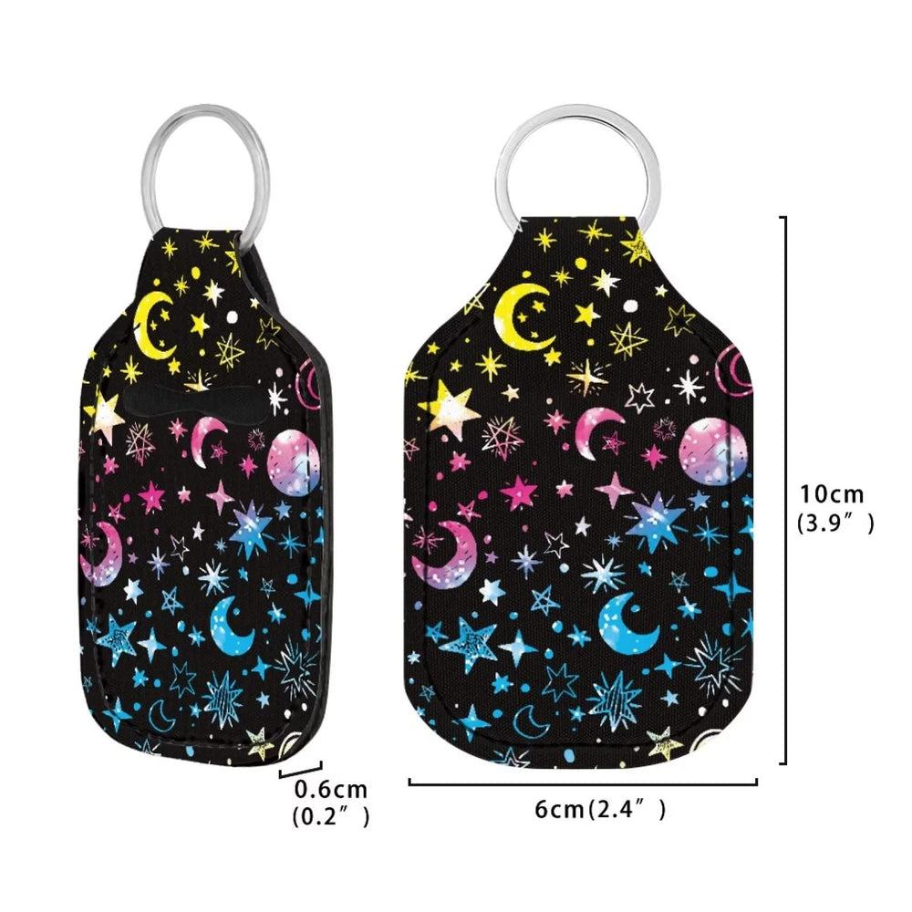 HELLHERO Halloween hand sanitizer holder on a purse for quick on-the-go cleanup