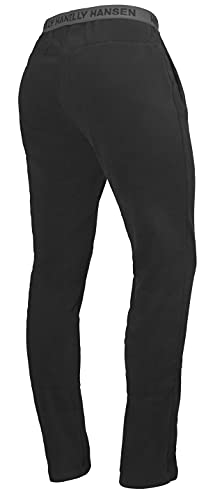 Helly Hansen Daybreaker fleece pant side view highlighting flexible fit for hiking