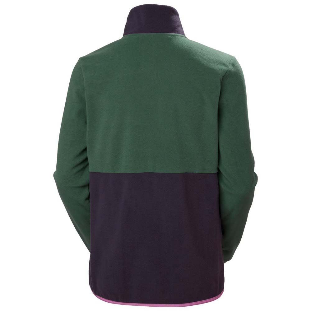 Helly-Hansen Daybreaker Snap Pullover fleece detail highlighting soft micro fleece warmth.