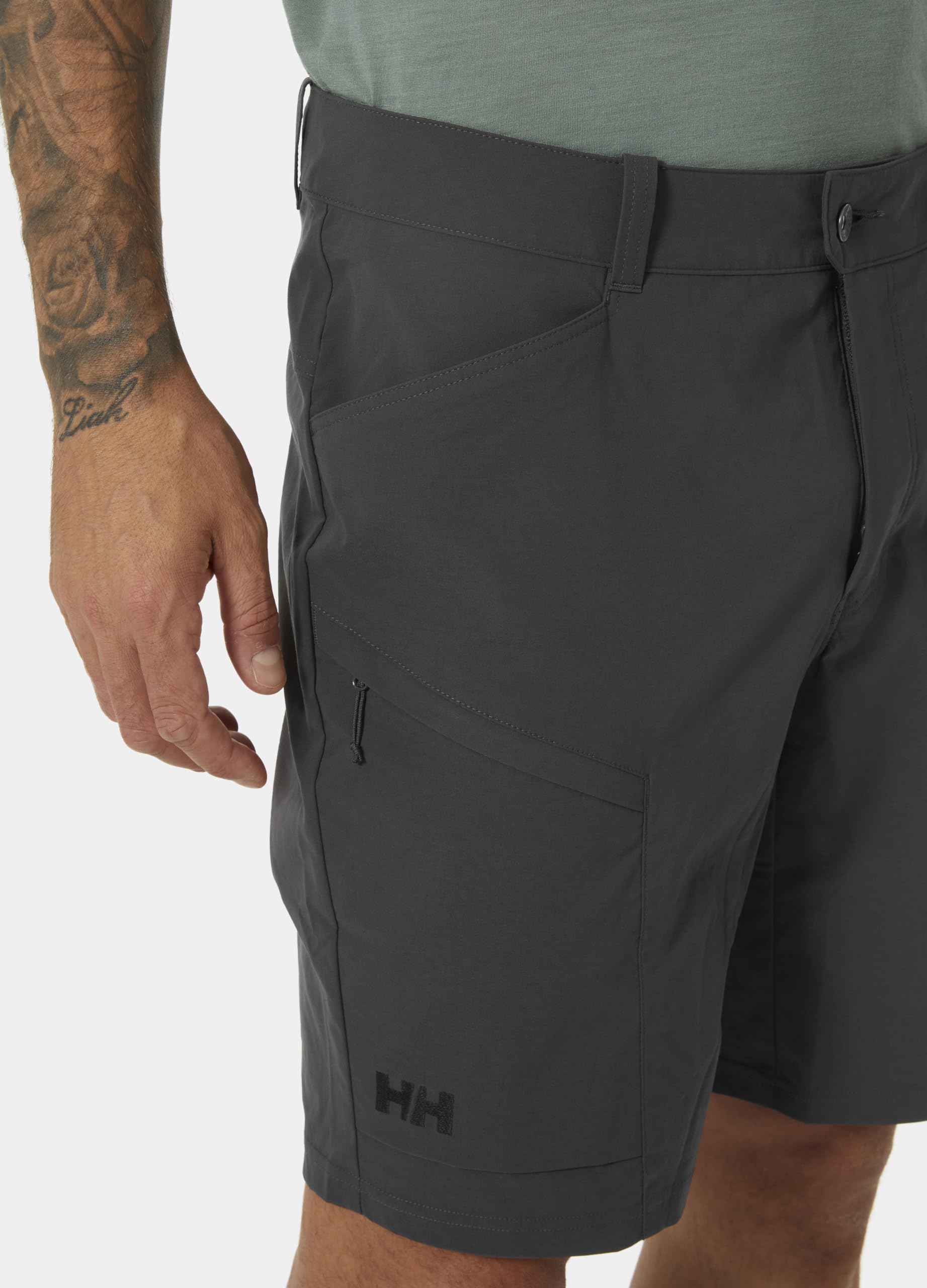 Helly Hansen ELV Light Tur shorts gusset crotch supports freedom of movement.
