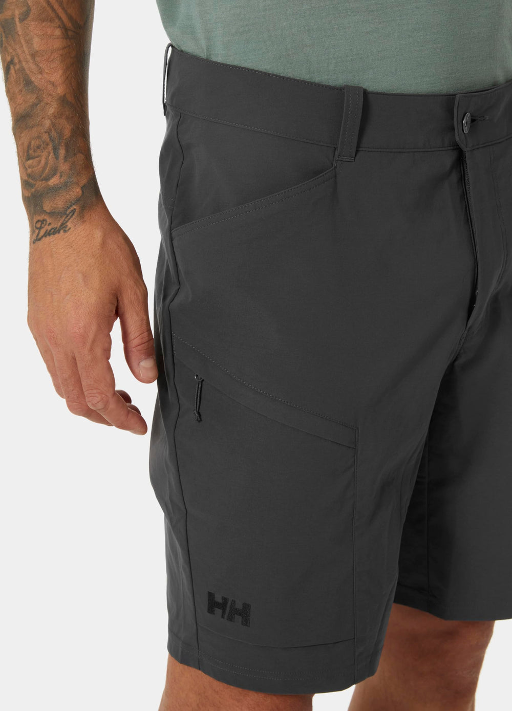 Helly Hansen ELV Light Tur shorts gusset crotch supports freedom of movement.
