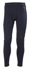 Helly Hansen Lifa Max pant navy front view for warmth and moisture control.