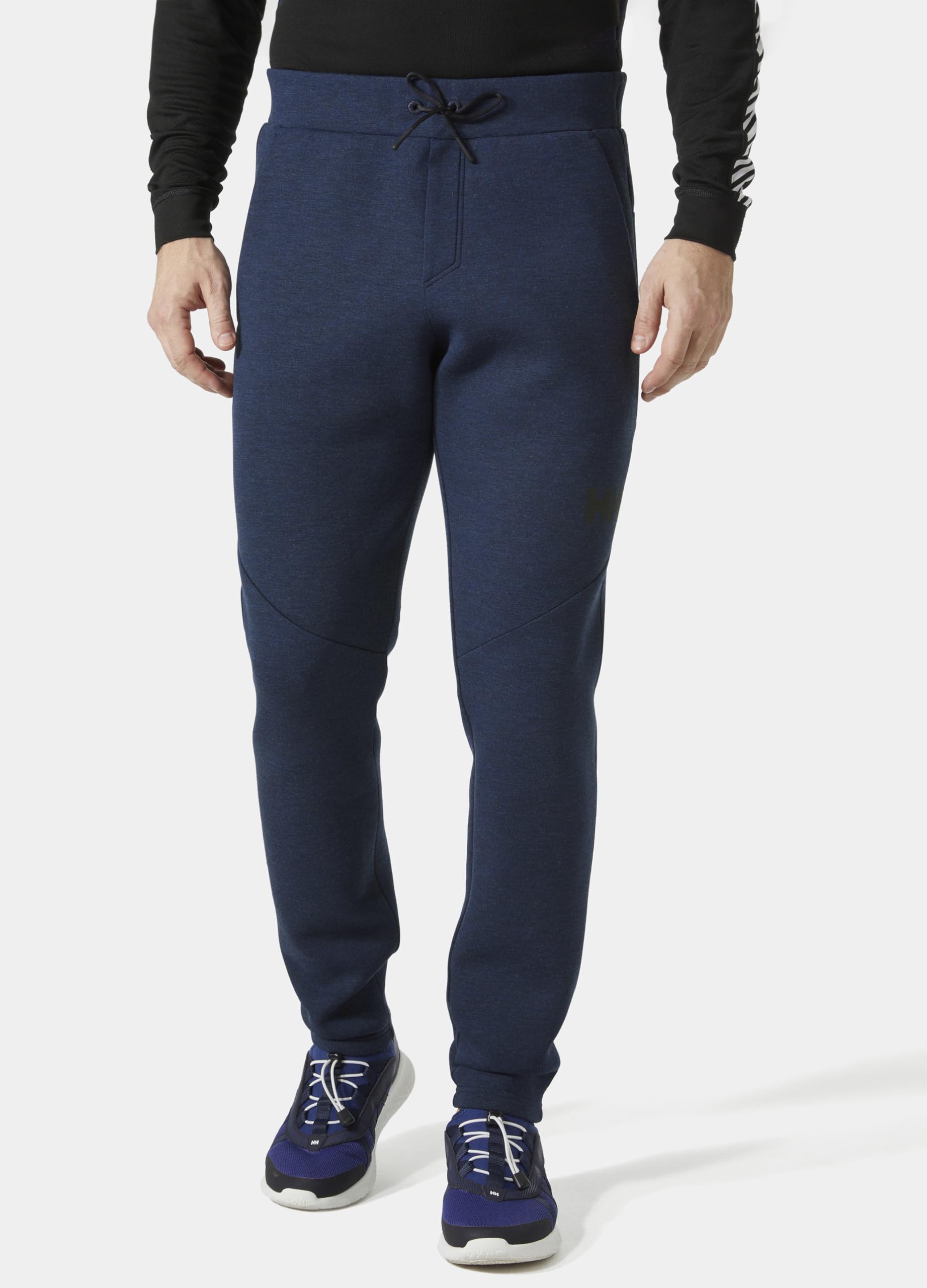 Helly-Hansen HP Ocean SWT Pant 2.0 spacer-fabric closeup highlights recycled polyester texture
