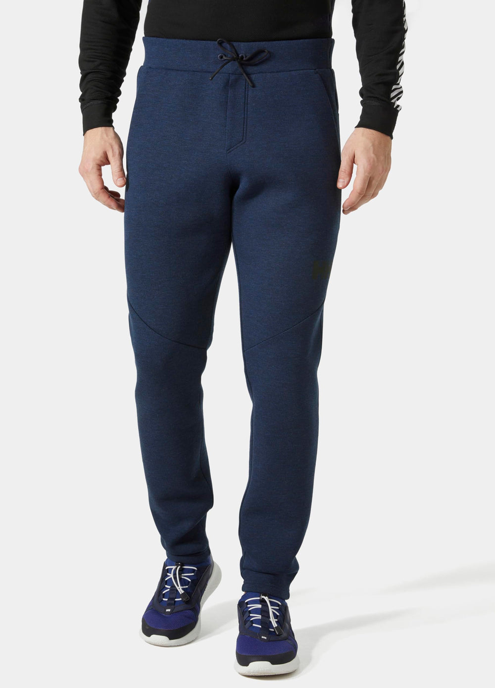 Helly-Hansen HP Ocean SWT Pant 2.0 spacer-fabric closeup highlights recycled polyester texture