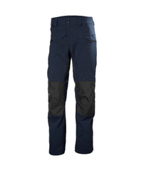 Helly Hansen HP Racing Deck Pants 2.0 front view, windproof protection for rugged outdoor activity.